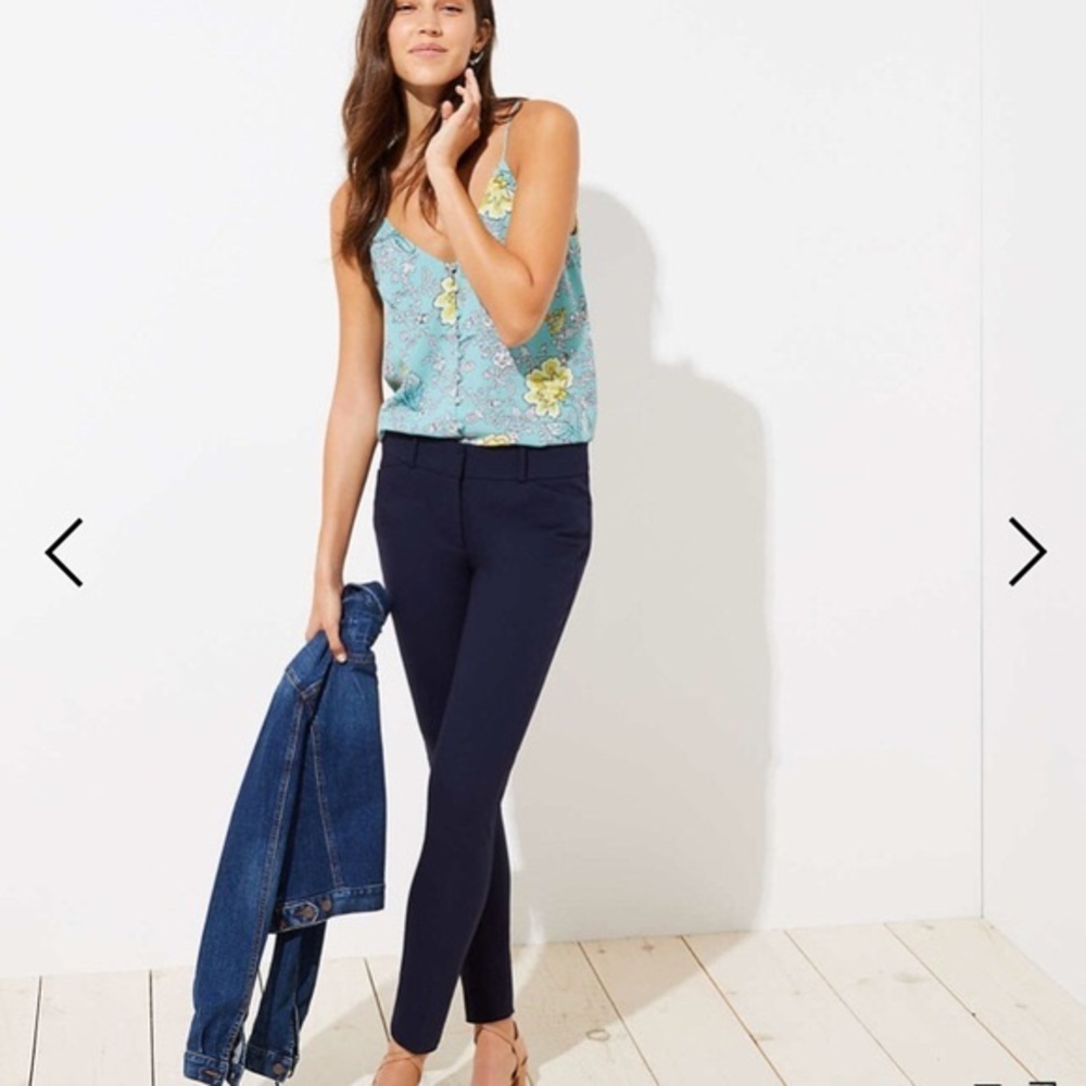 LOFT Zoe Skinny Dress Pants